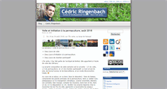 Desktop Screenshot of cedric.ringenbach.com